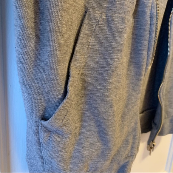 Theory Gray Zip-up Hoodie - Picture 5 of 8